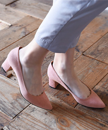 Luz Llena | [made in JAPAN]ポインテッドチャンキ ヒールパンプス(パンプス)