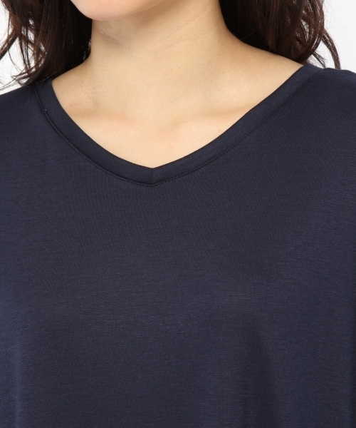 LAKOLE（ラコレ）の「2WAYポンチサックワンピース / LAKOLE（ワンピース・レディース・ネイビー/オリーブ/スモーク・SMALL/LARGE/MEDIUM）」の5枚目の写真