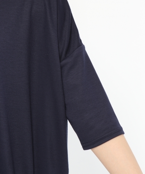 LAKOLE（ラコレ）の「2WAYポンチサックワンピース / LAKOLE（ワンピース・レディース・ネイビー/オリーブ/スモーク・SMALL/LARGE/MEDIUM）」の6枚目の写真