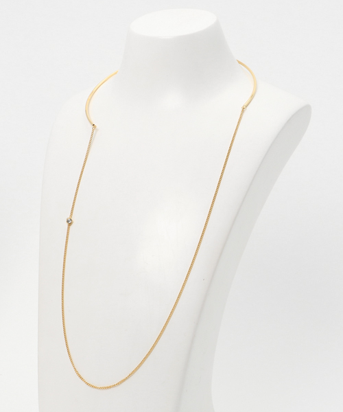 EIMY ISTOIRE（エイミーイストワール）の「gf back chain choker（ネックレス・レディース・ゴールド・FREE）」の4枚目の写真