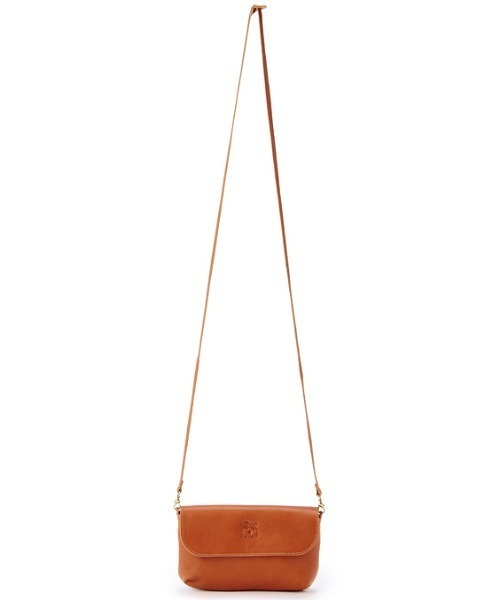 IL BISONTE（イルビゾンテ）の「ILBISONTE / ORIGINAL LEATHER / クロスボディバッグ（ショルダーバッグ・レディース・ライトブラウン/ナチュラル/グリーン/ネイビー/レッド/ダークブラウン/ブラック・FREE）」の8枚目の写真