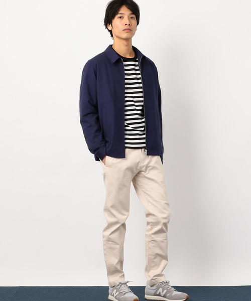 green label relaxing（グリーンレーベルリラクシング）の「SC ポリレーヨンSTRCスウィングトップ ブルゾン（ブルゾン・メンズ・ベージュ/ネイビー・S/M/L）」の21枚目の写真