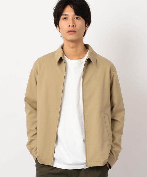 green label relaxing（グリーンレーベルリラクシング）の「SC ポリレーヨンSTRCスウィングトップ ブルゾン（ブルゾン・メンズ・ベージュ/ネイビー・S/M/L）」の8枚目の写真