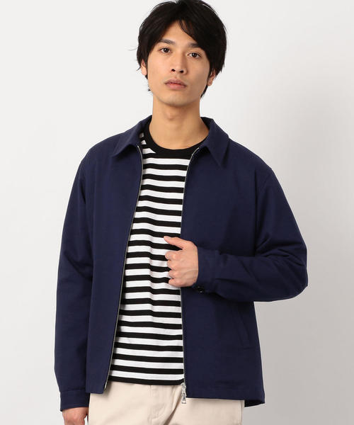 green label relaxing（グリーンレーベルリラクシング）の「SC ポリレーヨンSTRCスウィングトップ ブルゾン（ブルゾン・メンズ・ベージュ/ネイビー・S/M/L）」の9枚目の写真