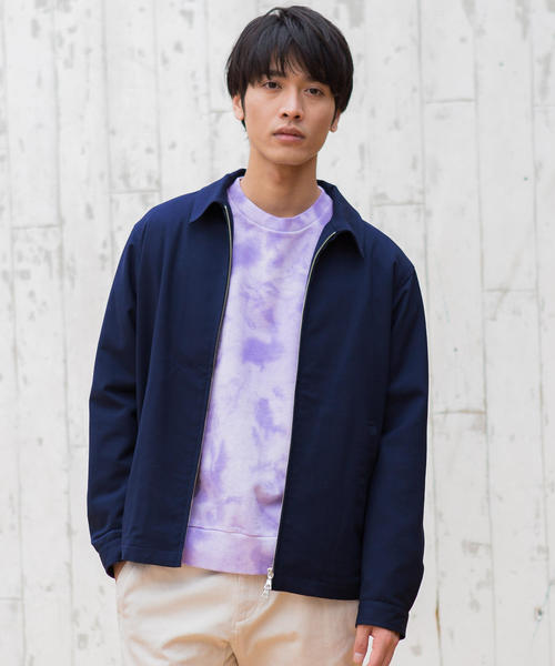 green label relaxing（グリーンレーベルリラクシング）の「SC ポリレーヨンSTRCスウィングトップ ブルゾン（ブルゾン・メンズ・ベージュ/ネイビー・S/M/L）」の13枚目の写真