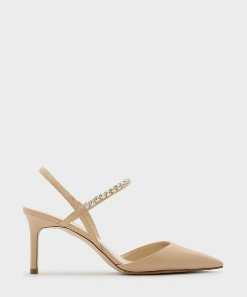 CHARLES & KEITH（チャールズ & キース）の「エンベリッシュストラップヒール / EMBELLISHED STRAP HEELS（パンプス・レディース・アイボリー/ブラック/レッド・22.5cm/23.5cm/23cm/24.5cm/25cm/25.5cm）」の2枚目の写真