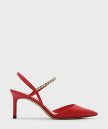 エンベリッシュストラップヒール / EMBELLISHED STRAP HEELS