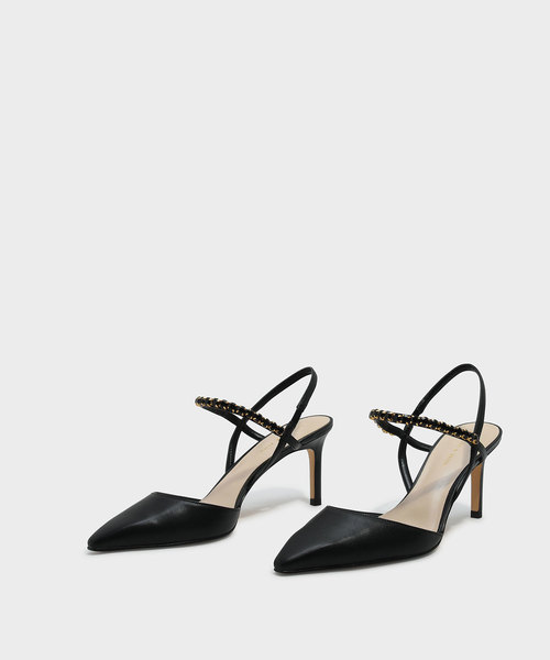 CHARLES & KEITH（チャールズ & キース）の「エンベリッシュストラップヒール / EMBELLISHED STRAP HEELS（パンプス・レディース・アイボリー/ブラック/レッド・22.5cm/23.5cm/23cm/24.5cm/25cm/25.5cm）」の4枚目の写真