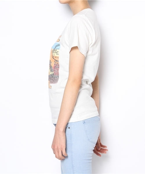 HYSTERIC GLAMOUR（ヒステリックグラマー）の「MOTEL pt T-SH（Tシャツ/カットソー・レディース・ホワイト/オレンジ/チャコールグレー・FREE）」の5枚目の写真