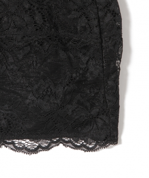 laboratory work（ラボラトリーワーク）の「カップ付き◆レースベアトップ（キャミソール・レディース・ホワイト/ブラック・MEDIUM）」の14枚目の写真
