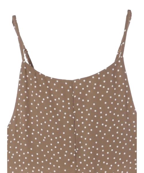 AMERICAN HOLIC(アメリカンホリック)の「【WEB限定】ワイドサロペット○★(サロペット/オーバーオール・レディース・ブラック/モカ/ドット・FREE)」の7枚目の写真