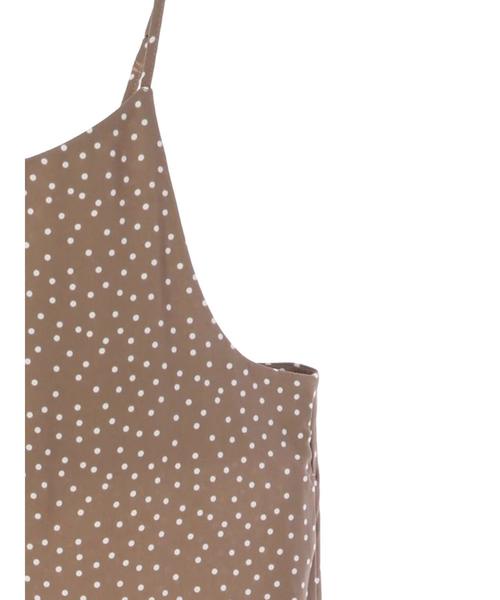 AMERICAN HOLIC(アメリカンホリック)の「【WEB限定】ワイドサロペット○★(サロペット/オーバーオール・レディース・ブラック/モカ/ドット・FREE)」の6枚目の写真