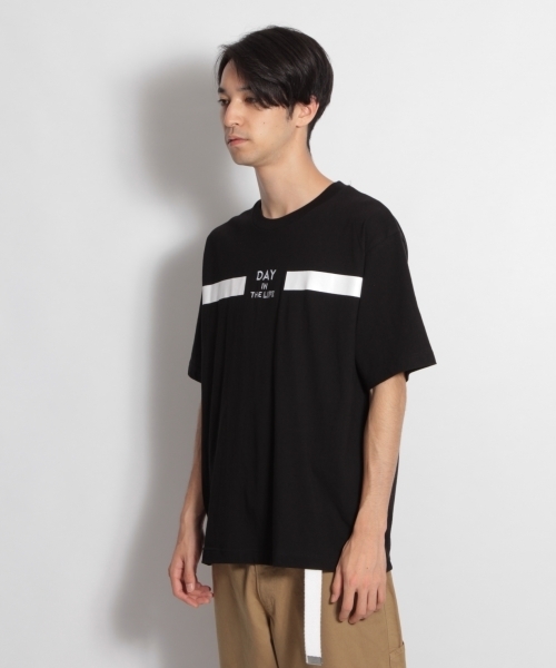 niko and...（ニコアンド）の「ワンポイント刺繍Tシャツ（Tシャツ/カットソー・メンズ・ブラック/ベージュ/オフホワイト・MEDIUM/LARGE）」の12枚目の写真