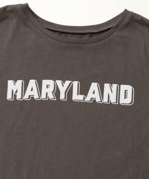 LOWRYS FARM(ローリーズファーム)の「バックプリントTシャツ 804239(Tシャツ/カットソー・レディース・オフホワイト/エンジ/チャコールグレー・MEDIUM/LARGE)」の16枚目の写真