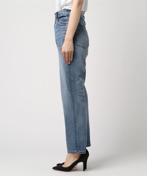 YECCA VECCA（イェッカヴェッカ）の「ハイウエストストレートデニム（その他パンツ・レディース・インディゴブルー/ダークインディゴブルー・SMALL/MEDIUM）」の14枚目の写真