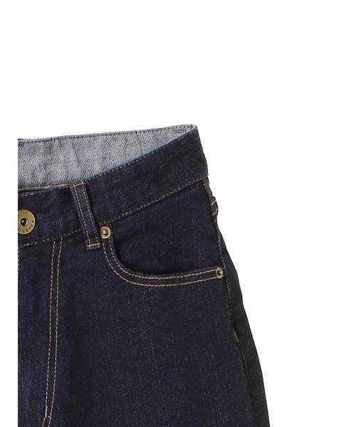 YECCA VECCA（イェッカヴェッカ）の「ハイウエストストレートデニム（その他パンツ・レディース・インディゴブルー/ダークインディゴブルー・SMALL/MEDIUM）」の19枚目の写真