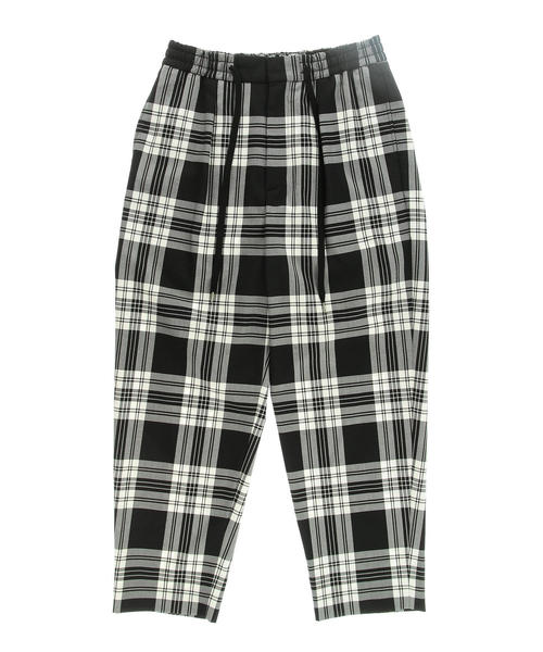 MONKEY TIME（モンキータイム）の「＜monkey time＞ TW BLACK TARTAN WIDE 1P EASY PANTS/イージーパンツ ◆（その他パンツ・メンズ・ブラック・MEDIUM/LARGE/SMALL）」の2枚目の写真