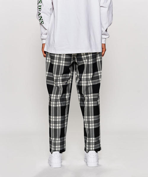 MONKEY TIME（モンキータイム）の「＜monkey time＞ TW BLACK TARTAN WIDE 1P EASY PANTS/イージーパンツ ◆（その他パンツ・メンズ・ブラック・MEDIUM/LARGE/SMALL）」の6枚目の写真