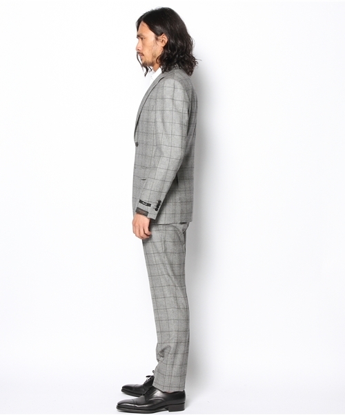 UNITED ARROWS（ユナイテッドアローズ）の「UA グレンチェック 2Bスーツ（セットアップ・メンズ・ダークグレー・44/46/48）」の3枚目の写真