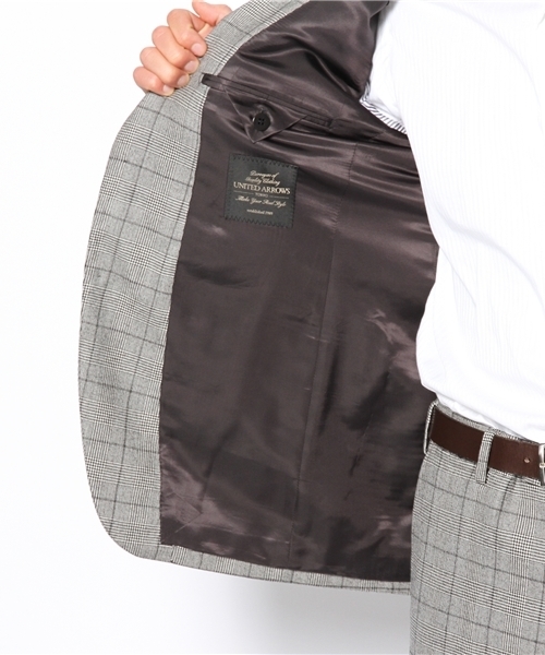 UNITED ARROWS（ユナイテッドアローズ）の「UA グレンチェック 2Bスーツ（セットアップ・メンズ・ダークグレー・44/46/48）」の9枚目の写真