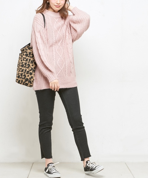 natural couture(ナチュラルクチュール)の「裾クラッシュストレッチスキニー(デニムパンツ・レディース・ブラック/インディゴブルー・S/M)」の12枚目の写真