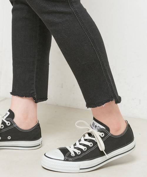 natural couture(ナチュラルクチュール)の「裾クラッシュストレッチスキニー(デニムパンツ・レディース・ブラック/インディゴブルー・S/M)」の6枚目の写真