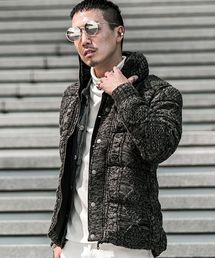 ニット中綿ジャケット