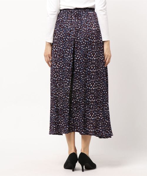 N.（N. Natural Beauty Basic）（エヌエヌナチュラルビューティーベーシック）の「≪◆レオパードマキシスカート≫（スカート・レディース・ベージュ系その他/ボルドー・MEDIUM）」の16枚目の写真