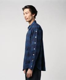 MYNEトップス MYne（マイン）の「【MYne】Check zip-up shirt（シャツ