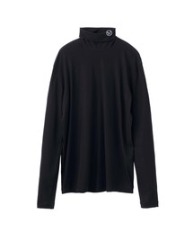 JOHN LAWRENCE SULLIVAN | "SV" EMBROIDERED TURTLE NECK TOP(Tシャツ/カットソー)