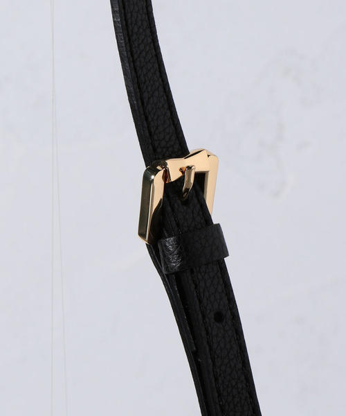 GIANNI CHIARINI（ジャンニ キアリーニ）の「＜GIANNI CHIARINI(ジャンニ キアリーニ) ＞ORIGAMI バッグ S（ショルダーバッグ・レディース・ブラック/ベージュ・FREE）」の10枚目の写真