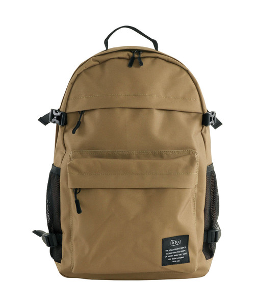 KiU（キウ）の「600Dスタンダードバッグパック（バックパック/リュック・メンズ・ネイビー/レッド/キャメル/ブラック・FREE）」の3枚目の写真