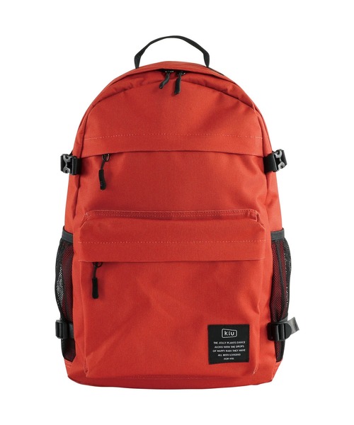 KiU（キウ）の「600Dスタンダードバッグパック（バックパック/リュック・メンズ・ネイビー/レッド/キャメル/ブラック・FREE）」の4枚目の写真