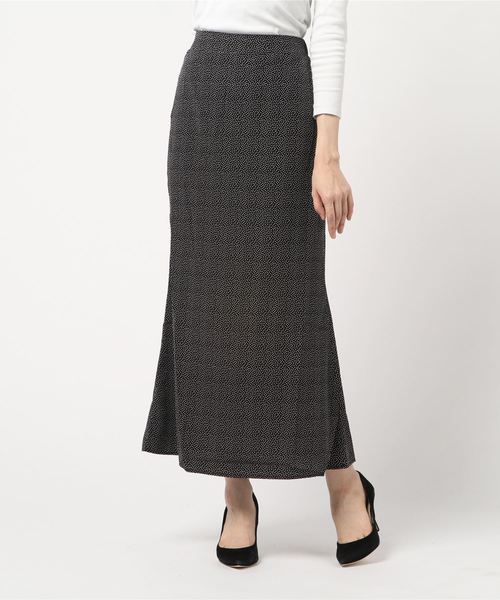 flower（フラワー）の「ドットスウィンギングスカート（スカート・レディース・ブラック/グリーン・FREE）」の4枚目の写真