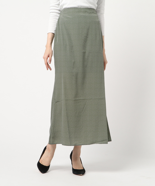 flower（フラワー）の「ドットスウィンギングスカート（スカート・レディース・ブラック/グリーン・FREE）」の5枚目の写真