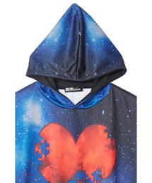 ankoROCK（アンコロック）の「宇宙柄退廃ハート半袖プルオーバー 