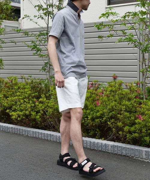 SHIPS（シップス）の「SC: 汗ジミ軽減加工 リブ スキッパー ショートスリーブ ポロシャツ 19SS（ポロシャツ・メンズ・ホワイト/ライトグレー/ブルー/チャコールグレー/ネイビー/ダークネイビー・SMALL/MEDIUM/X-LARGE/LARGE）」の14枚目の写真