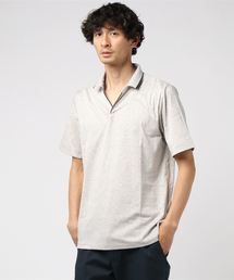 SC: 汗ジミ軽減加工 リブ スキッパー ショートスリーブ ポロシャツ 19SS