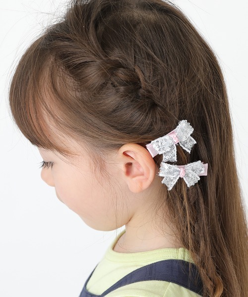 HAKKA KIDS（ハッカキッズ）の「オリジナルスパンコールヘアゴム（ヘアゴム・キッズ・ピンク/シルバー・FREE）」の6枚目の写真