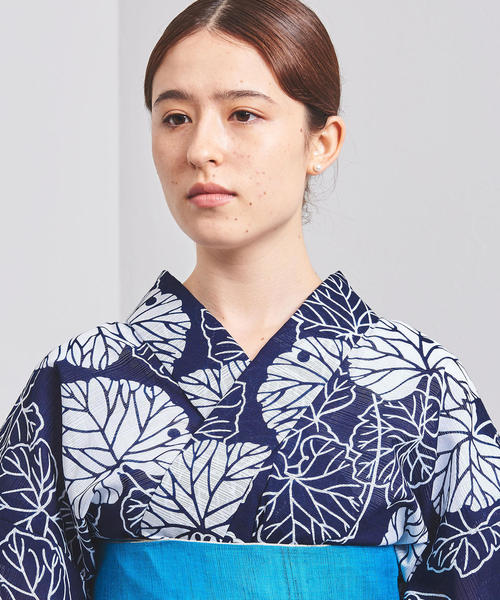 竺仙 浴衣 ぶどう柄 綿100% UNITEDARROWS（浴衣のみ） UNITED ARROWS（ユナイテッドアローズ）の「＜竺仙（ちくせん）＞石蕗
