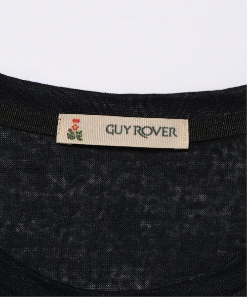 GUY ROVER（ギローバー）の「GUY ROVER / ギローバー リネンジャージーポケットTシャツ（Tシャツ/カットソー・メンズ・ブラック/ネイビー/ブラウン・SMALL/X-SMALL/MEDIUM/LARGE）」の17枚目の写真