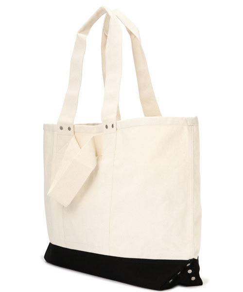 MHL.（エムエイチエル）の「MHL LARGE CANVAS TOTE（トートバッグ・メンズ・ナチュラル・FREE）」の2枚目の写真