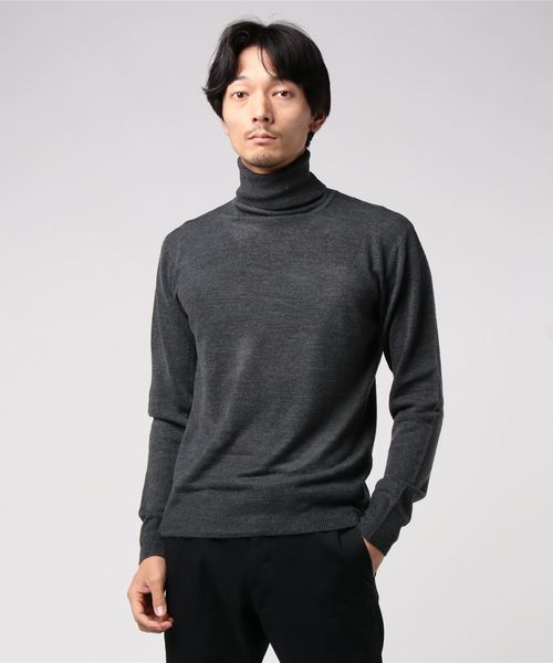 THISIS（ディスイズ）の「タートルネックセーター（ニット/セーター・メンズ・ホワイト/ブラック/チャコール/ブラウン/マスタード/ブルー/ネイビー・MEDIUM/LARGE/X-LARGE）」の11枚目の写真