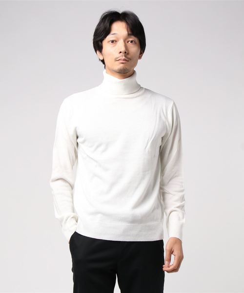 THISIS（ディスイズ）の「タートルネックセーター（ニット/セーター・メンズ・ホワイト/ブラック/チャコール/ブラウン/マスタード/ブルー/ネイビー・MEDIUM/LARGE/X-LARGE）」の16枚目の写真