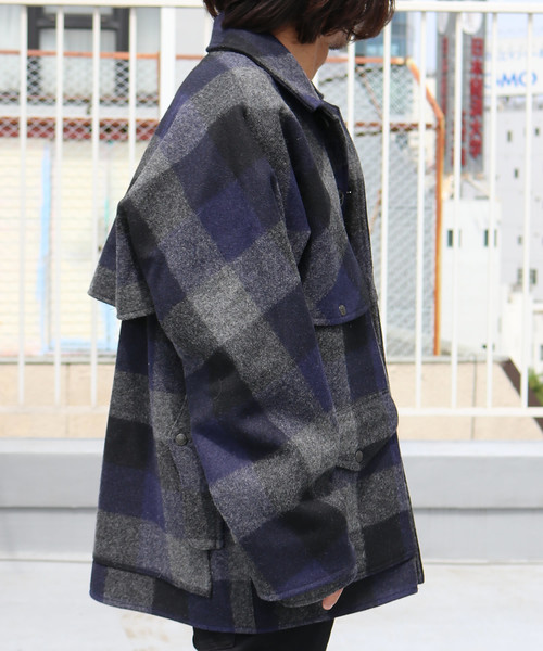 FILSON(フィルソン)の「FILSON/フィルソン DOUBLE MACKINAW CRUISER(カバーオール・メンズ・チャコール・S/M/L)」の2枚目の写真