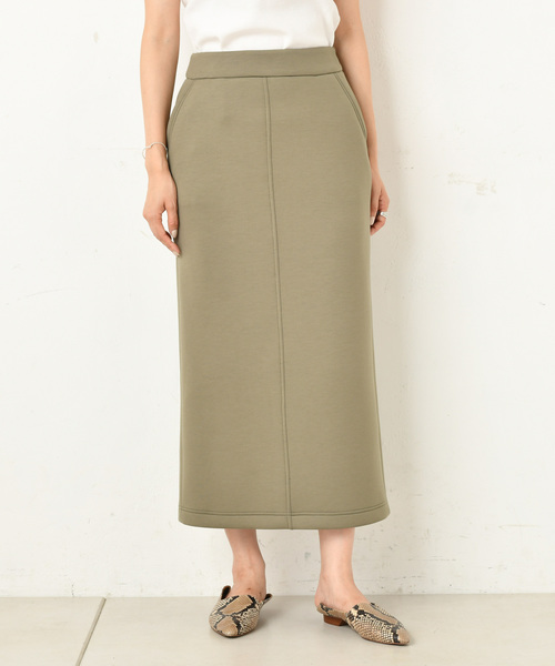 DouDou(ドゥドゥ)の「ダンボールスカート(スカート・レディース・ベージュ/オフホワイト/グリーン・36/38)」の16枚目の写真