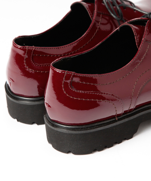 Ray BEAMS(レイビームス)の「PAM / エナメル レースアップ シューズ(ドレスシューズ・レディース・ブラック/レッド・35/39/38/37/36)」の9枚目の写真