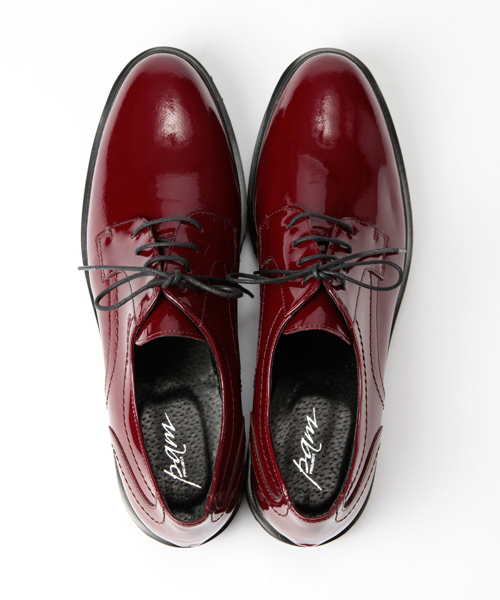 Ray BEAMS(レイビームス)の「PAM / エナメル レースアップ シューズ(ドレスシューズ・レディース・ブラック/レッド・35/39/38/37/36)」の12枚目の写真