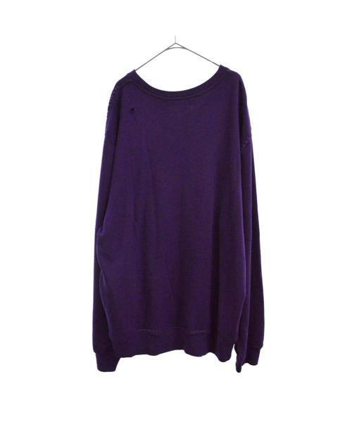 ブランド古着】ダメージ加工ポイズンスウェットトレーナー（スウェット