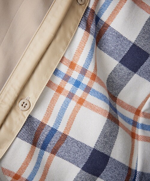 100年コート＞バルマカーンコート（三陽格子）（トレンチコート